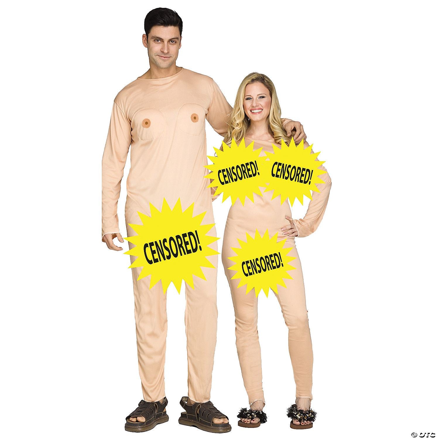 Mens | Adult Nudist Couple Costume