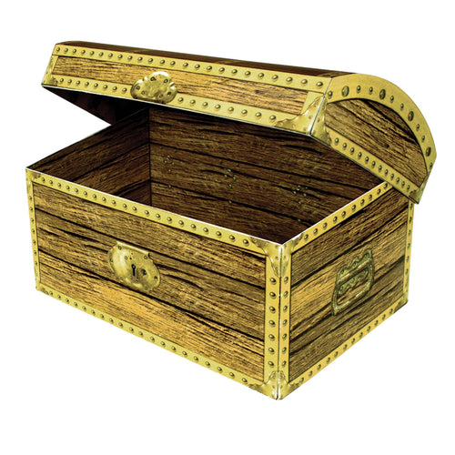 Beistle Treasure Chest, Medium - Party Supply Decoration for Pirate