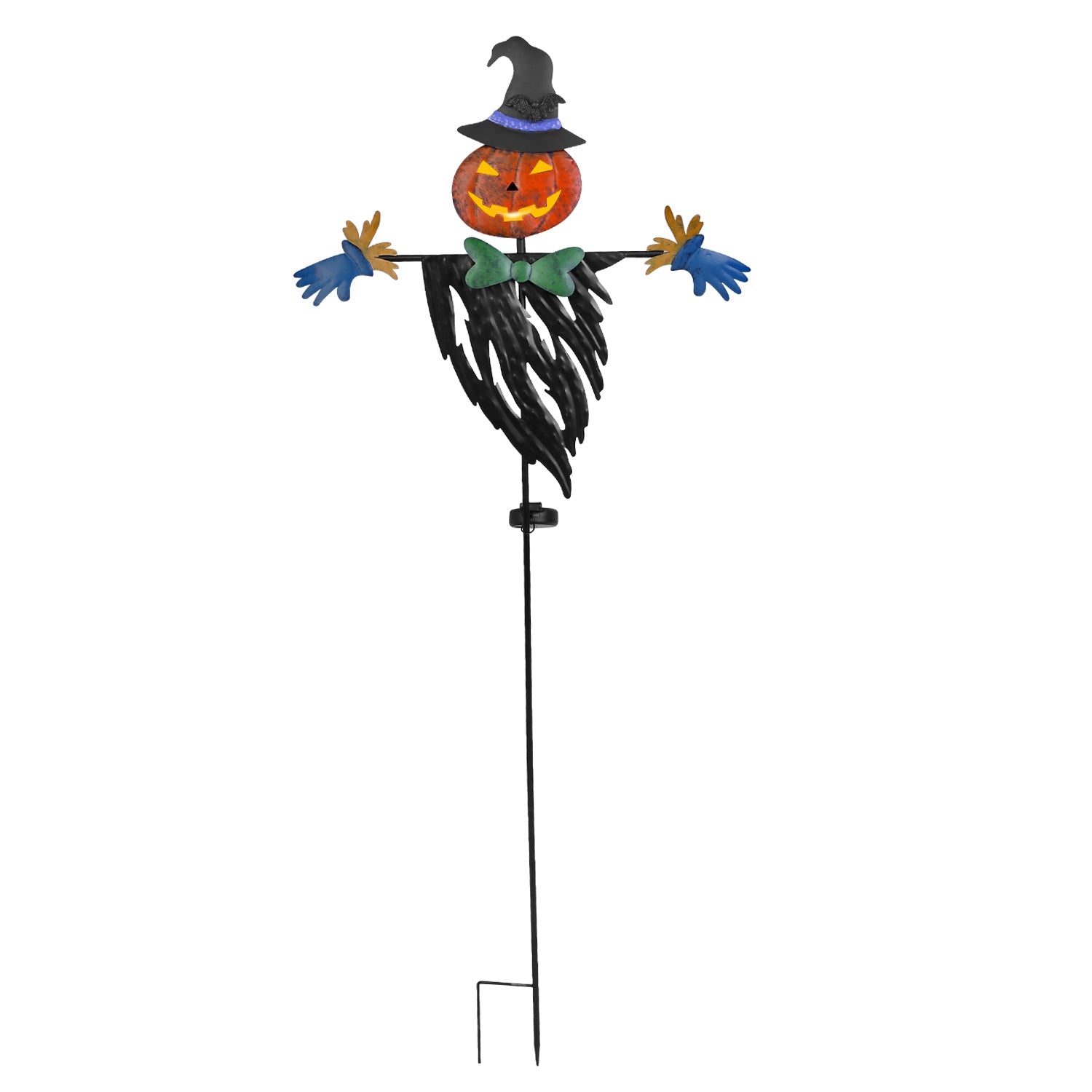Scarecrow Shape Halloween Decoration Light Waterproof Iron Halloween Decoration