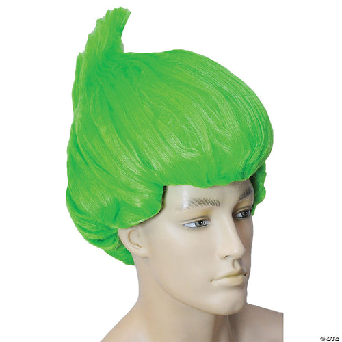 Mens Big Troll Wig | Green