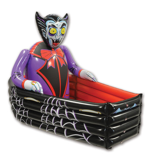 Beistle Inflatable Dracula and Coffin Cooler - Halloween | Party Supply