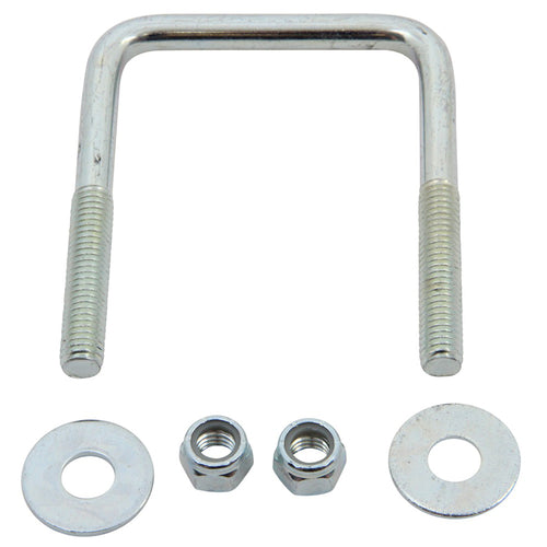 C.E. Smith Zinc U-Bolt 7/16"-14 X 3-1/8" X 4" w/Washers Nuts - Square [15253A]