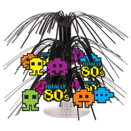Beistle 80's Mini Cascade Centerpiece | Party Supply | Decoration
