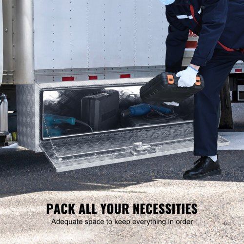 Underbody Truck Box Pickup Storage Box Heavy Duty Aluminum