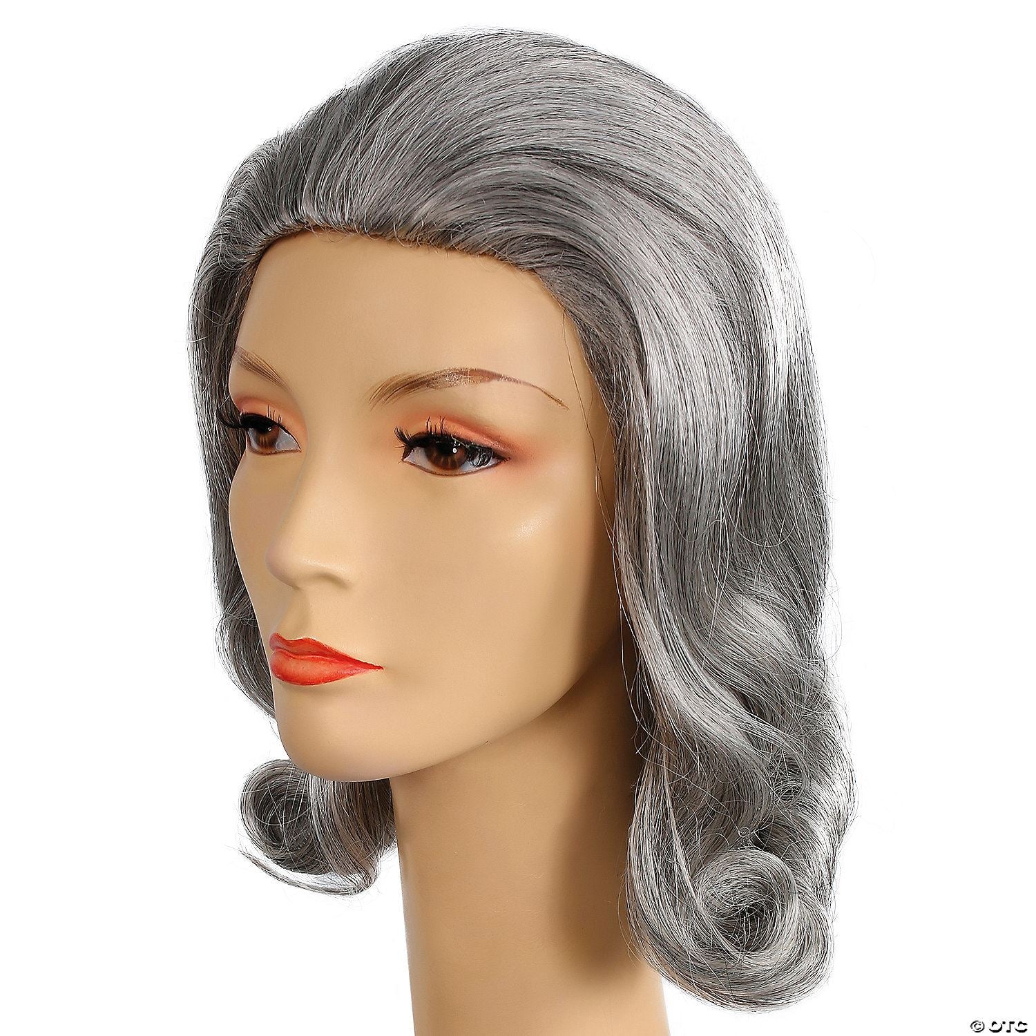 1960s Prom Pageboy Wig | Brown/Gray