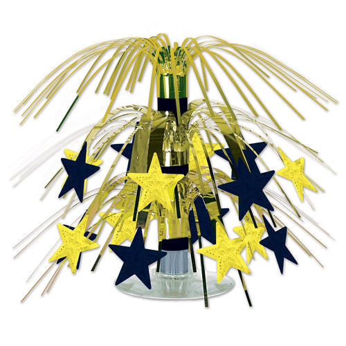 Beistle Star Mini Cascade Centerpiece (Black & Gold) - New Years | Party