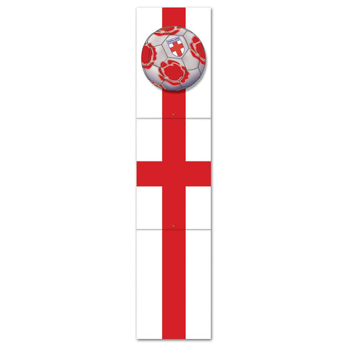 Beistle England Soccer Jointed Pull-Down Cutout | Party Supply | Decoration
