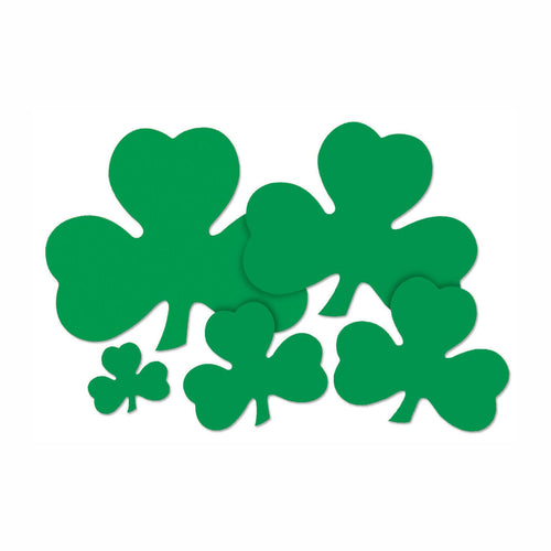 Beistle Green Shamrock Cutout - St. Patricks | Party Supply | Decoration