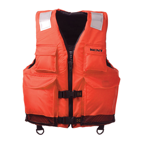 Kent Elite Dual-Sized Commercial Vest - 4XL/7XL - Orange [150200-200-110-23]