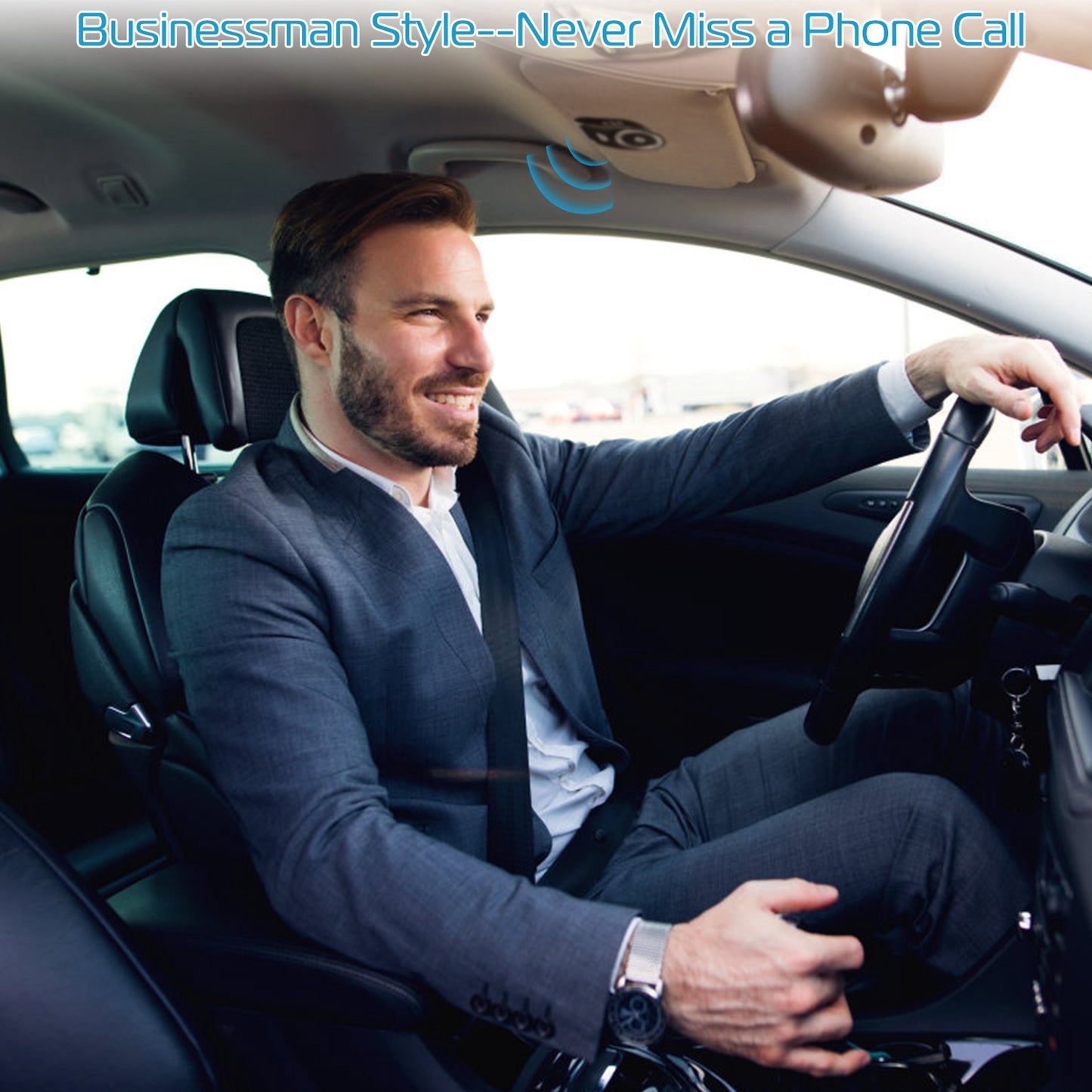 Car Wireless Speakerphone Wireless V4.1 In-Car Speaker Hands-free Calling Music