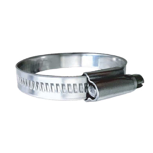 Trident Marine 316 SS Non-Perforated Worm Gear Hose Clamp - 15/32" Band - (7/8" 1-1/4") Clamping Range - 10-Pack - SAE Size 12 [710-0341]