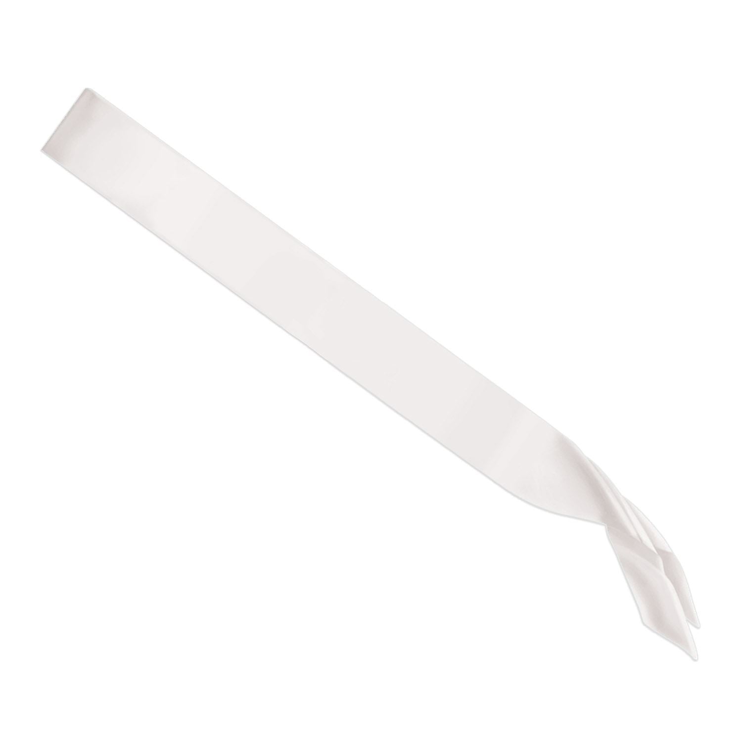 Beistle White Satin Sash - General Occasion | Party Supply | Decoration