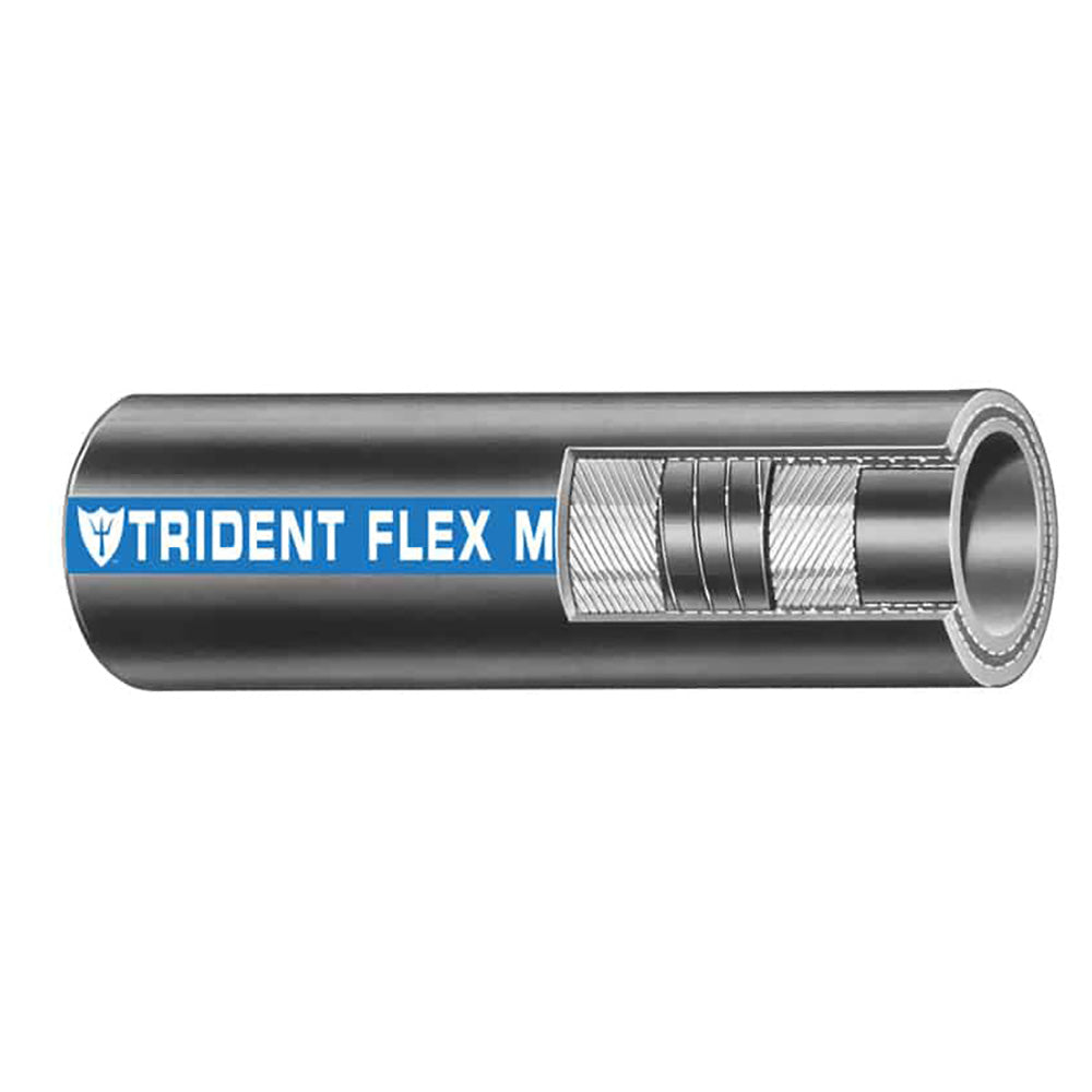 Trident Marine 1-1/4" Flex Marine Wet Exhaust Water Hose - Black - Sold by the Foot [100-1146-FT]