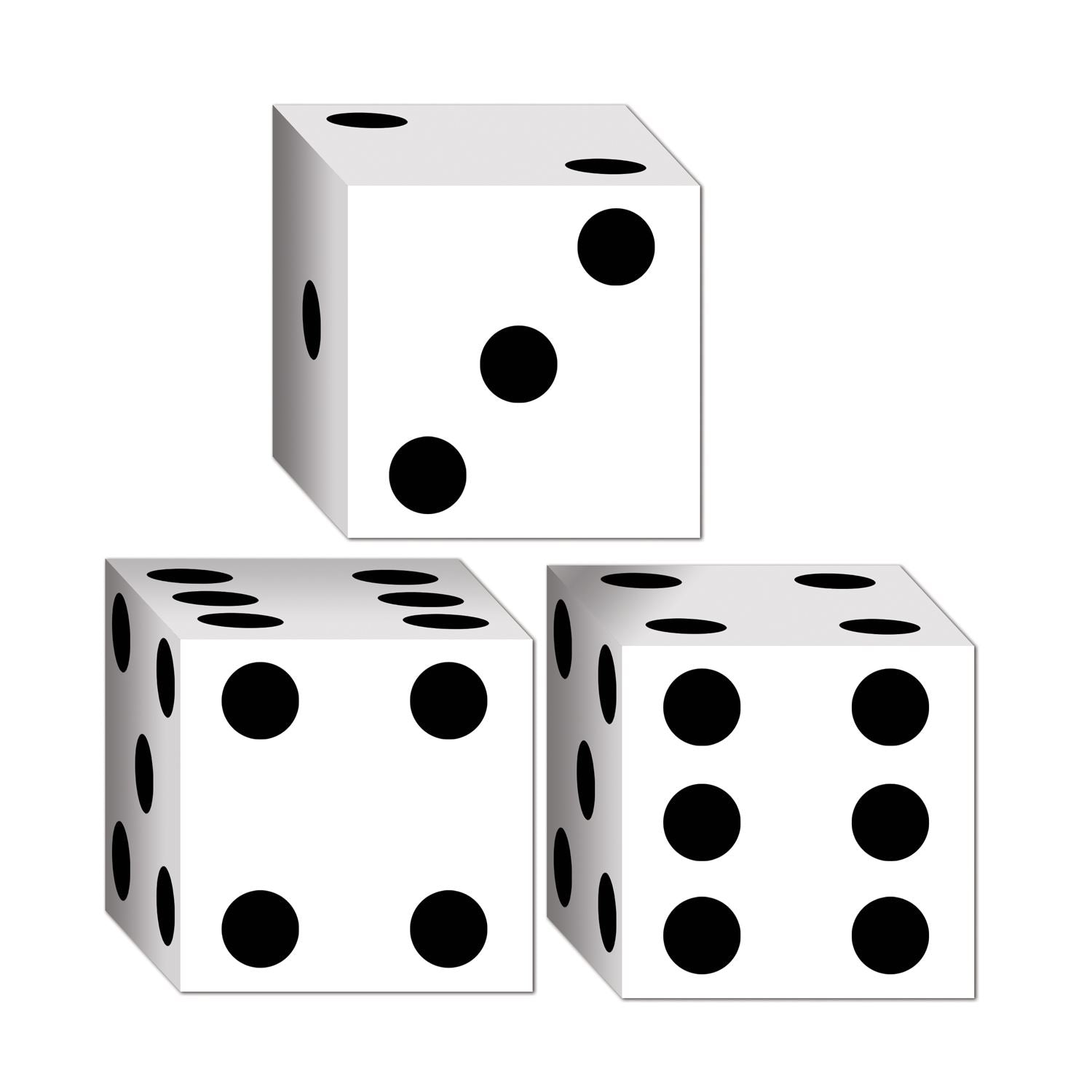Beistle Dice Favor Boxes - Casino | Party Supply | Decoration