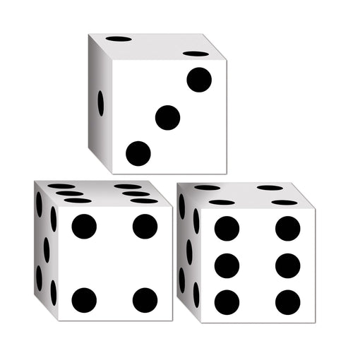 Beistle Dice Favor Boxes - Casino | Party Supply | Decoration