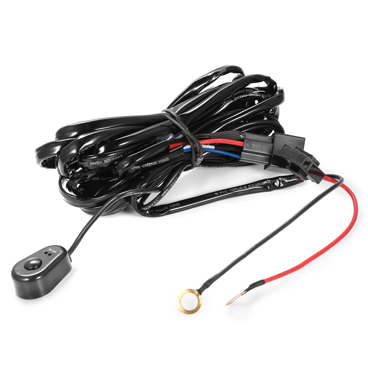 LED Light Bar Wiring Harness Kit 280W 12V 40A Power Relay Fuse On/Off Switch