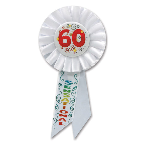 Beistle 60 and Sensational Rosette Ribbon - Party Supply Decoration for Birthday