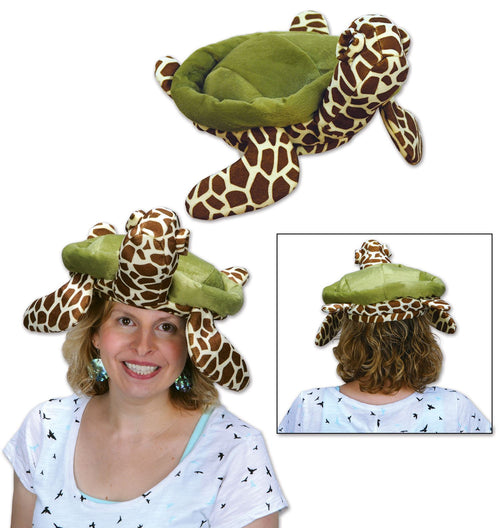 Beistle Plush Sea Turtle Hat - Party Supply Decoration for Under The Sea