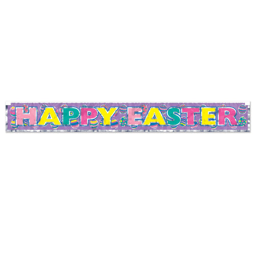Beistle Metallic Easter Banner | Party Supply | Decoration