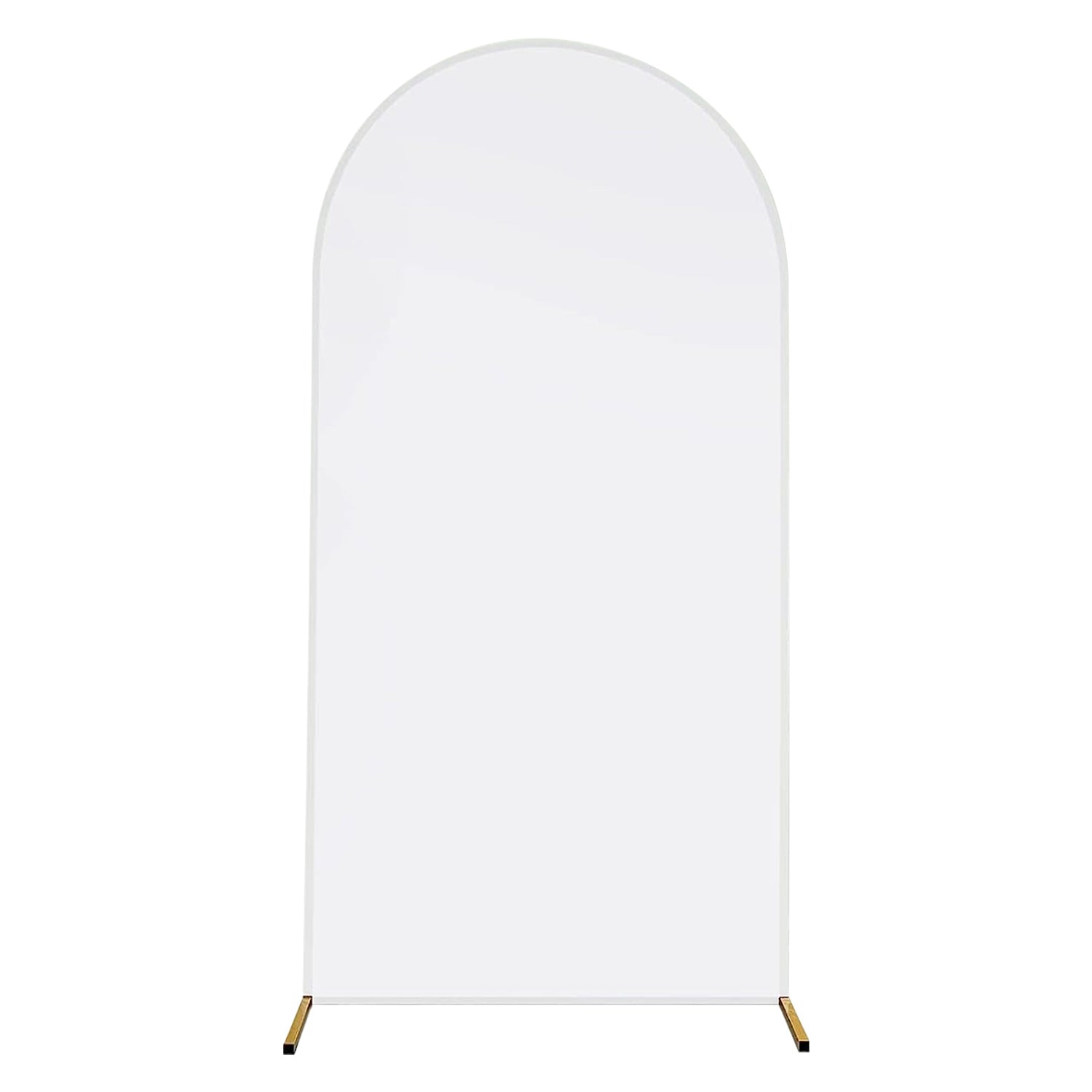 Arch Backdrop Stand Cover 3.28x6.56FT White Spandex Fitted Wedding Arch Cover