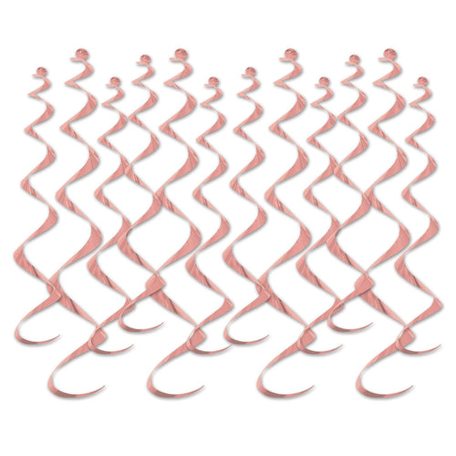 Beistle Metallic Whirls - Rose Gold - General Occasion | Party Supply