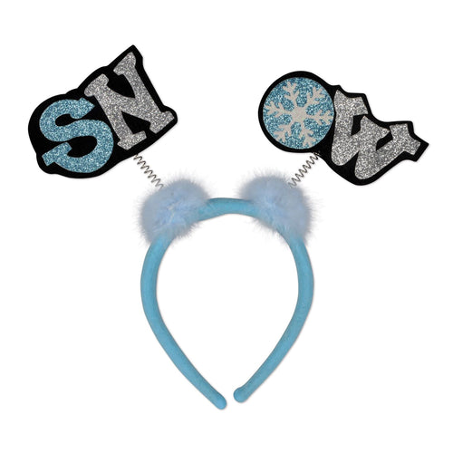 Beistle Glittered Snow Boppers - Christmas/Winter | Party Supply | Decoration