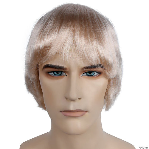 Mens Blonde Bargain Mushroom Bob Wig