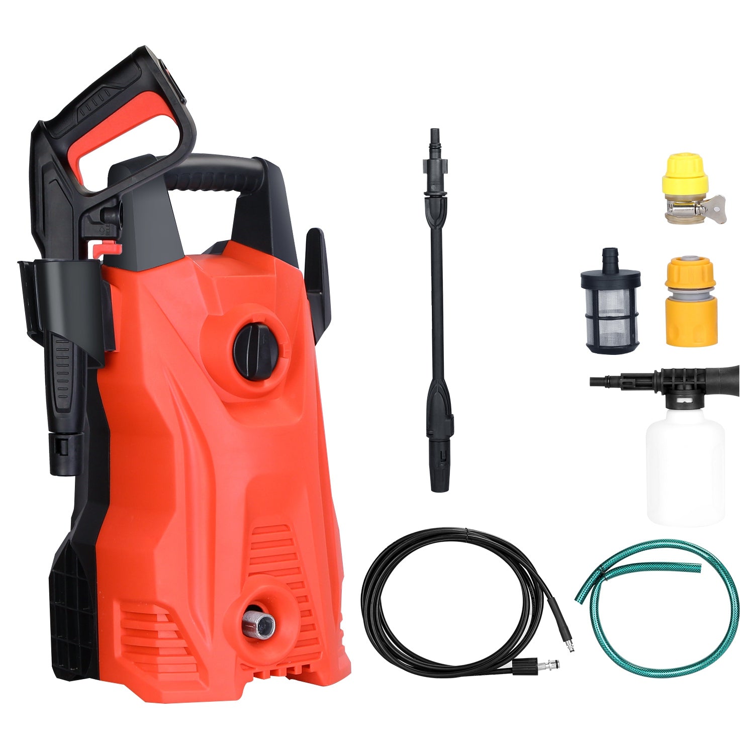 Electric High Pressure Washer 1740PSI Max 2.6GPM Powerful Car Washer Pressure