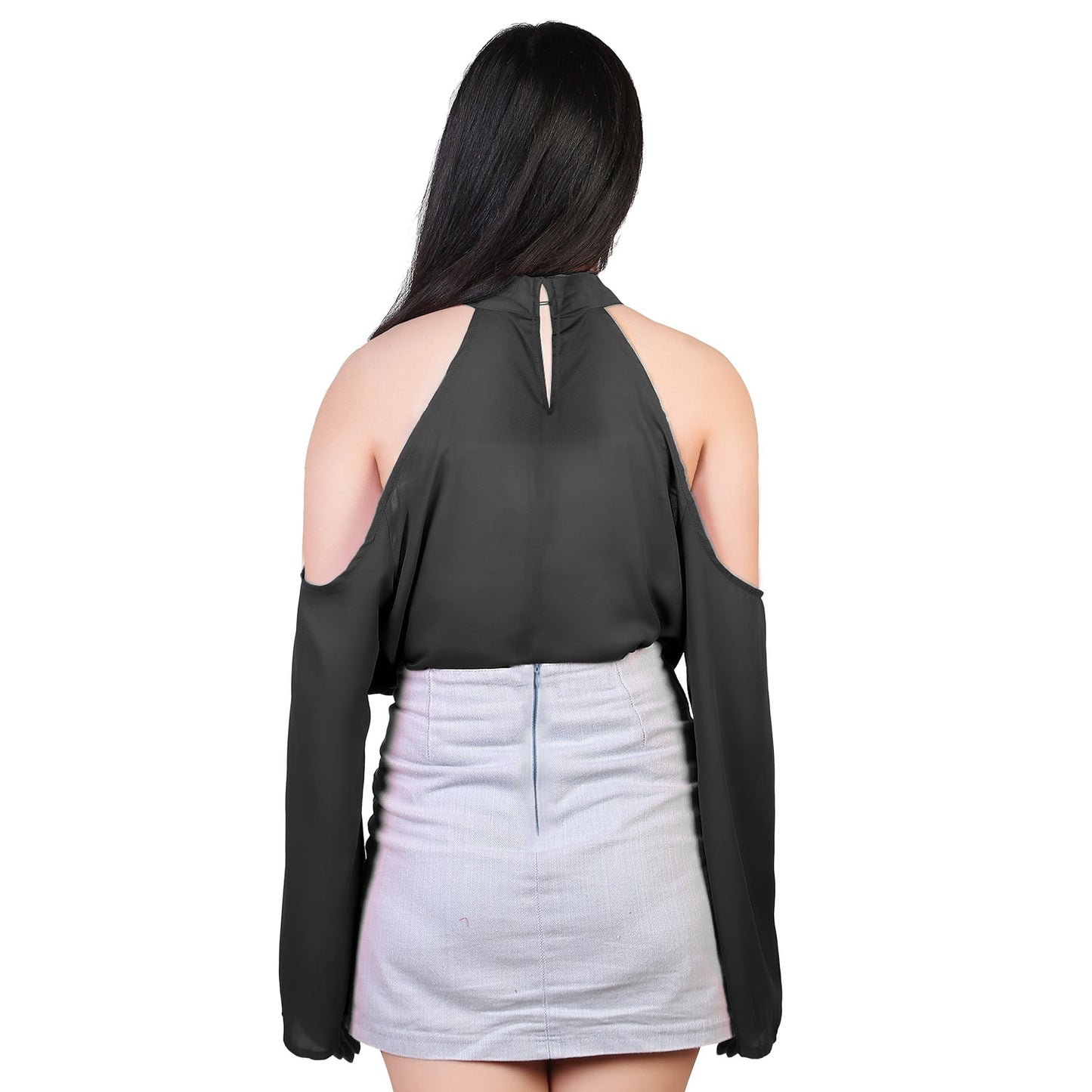 Women s Sexy Off The Shoulder Blouses Cold Shoulder Tops V-Neck Long Sleeve