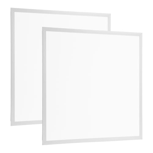 2Pcs 72W 2×2FT LED Panel Light 3800LM Flat Ceiling Light with 3 Lighting Color