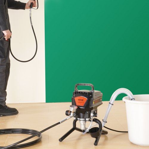 950W Stand Airless Paint Sprayer 3000PSI High Efficiency Electric Airless