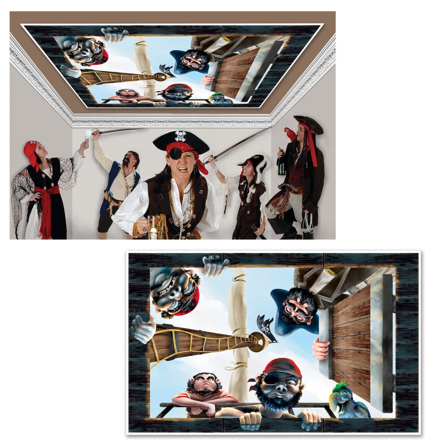 Beistle Pirate Insta-View | Party Supply | Decoration