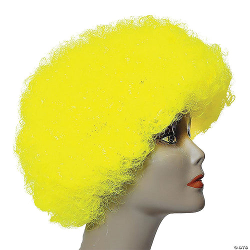 Adults Bargain Afro Wig | Yellow