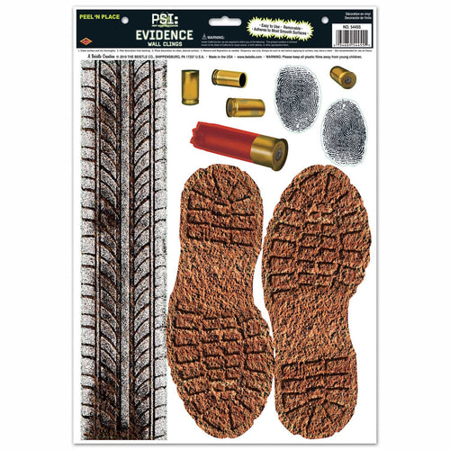 Beistle PSI Evidence Peel N Place - Crime Scene | Party Supply | Decoration
