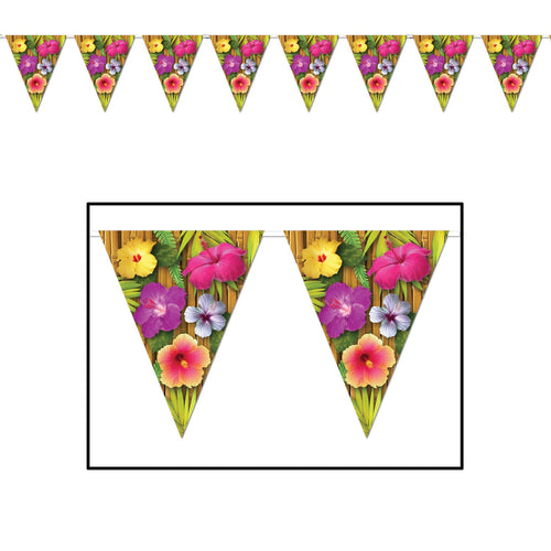 Beistle Luau Pennant Banner | Party Supply | Decoration