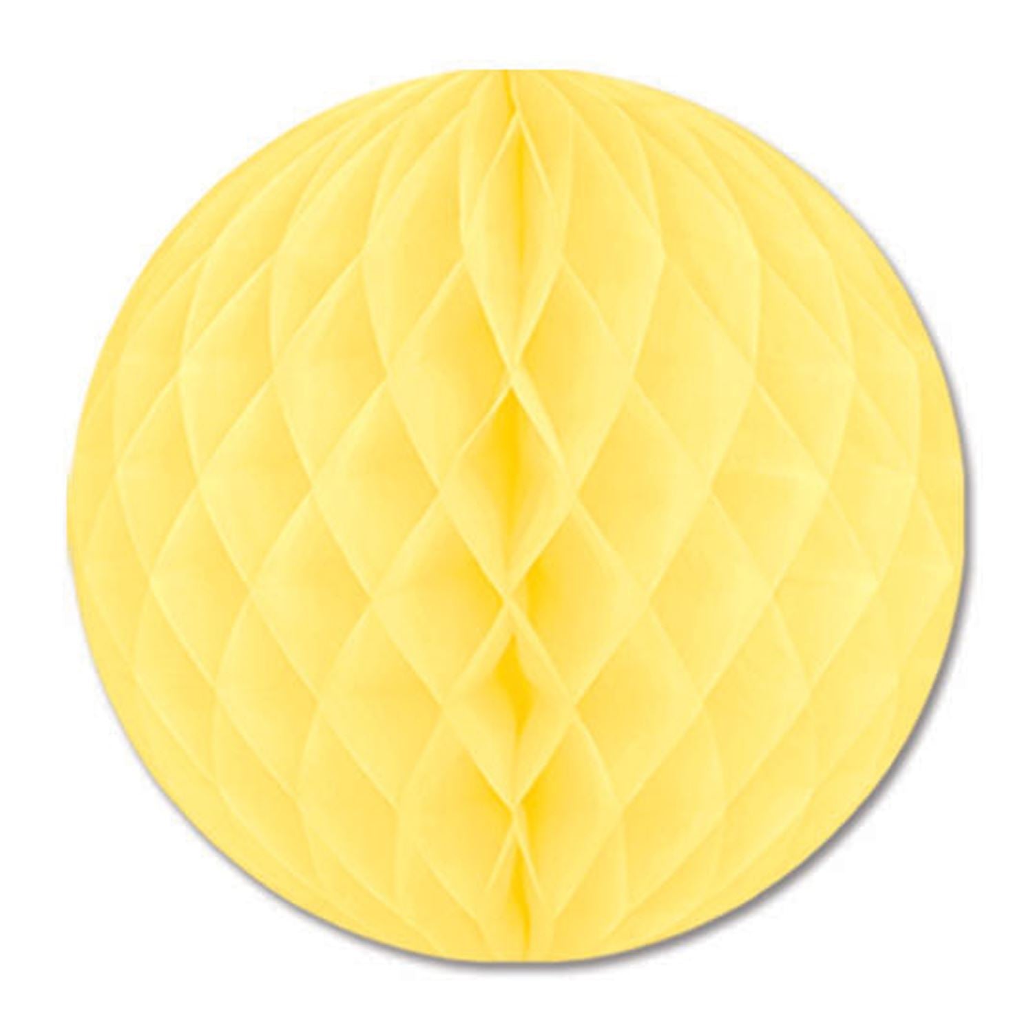 Beistle Yellow Art-Tissue Ball - General Occasion | Party Supply | Decoration