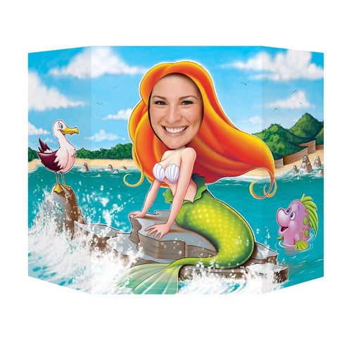 Beistle Mermaid Photo Prop | Party Supply | Decoration
