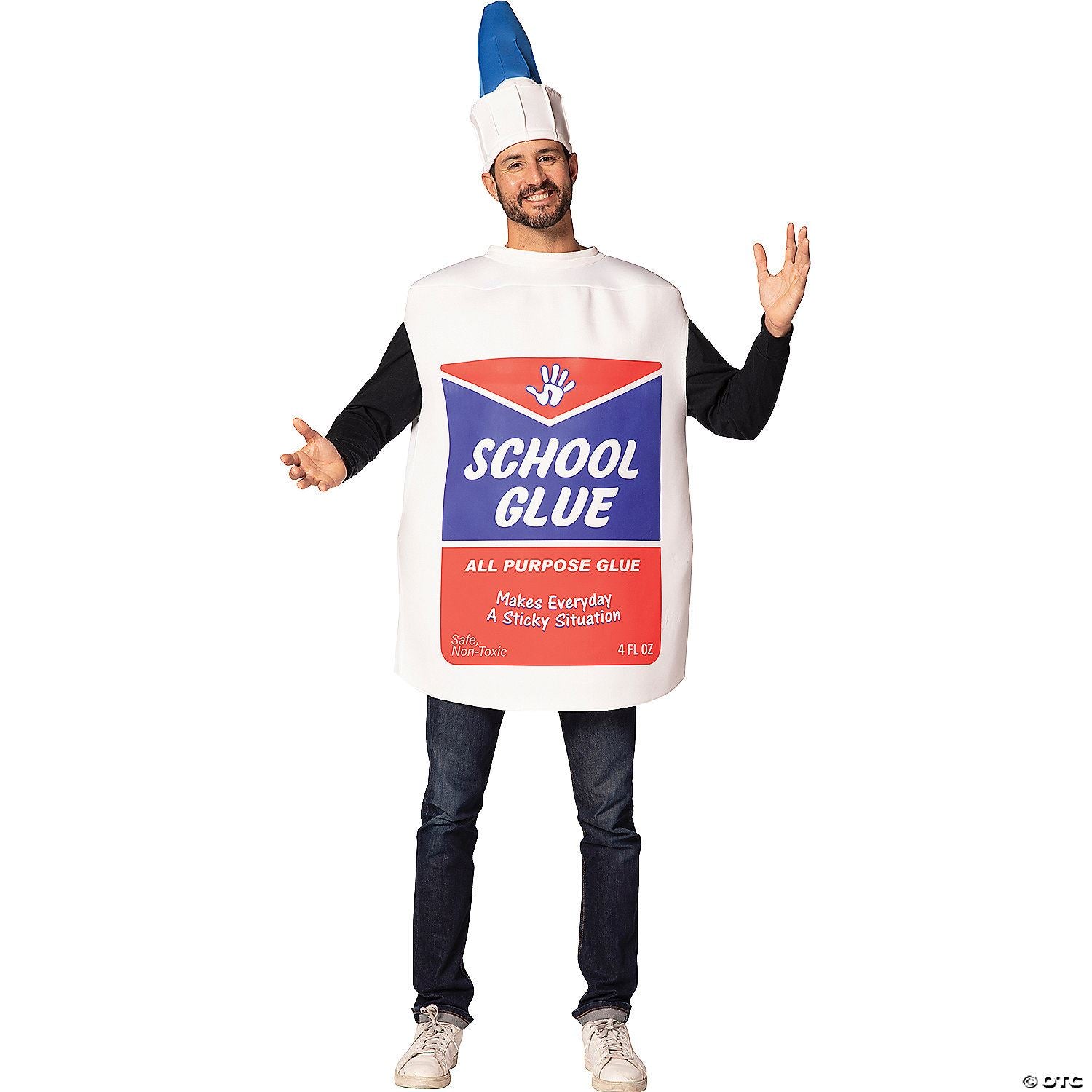 Unisex | Adults School Glue Squeeze Bottle Costume