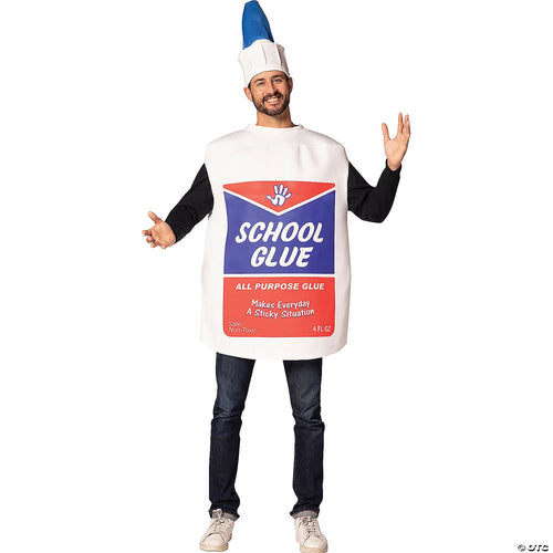 Unisex | Adults School Glue Squeeze Bottle Costume