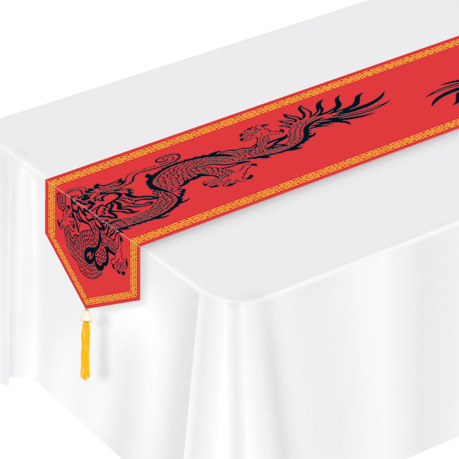 Beistle Printed Asian Table Runner - Chinese New Year | Party Supply