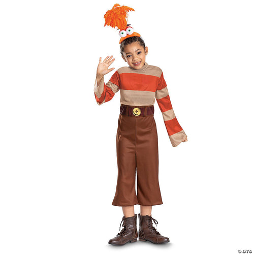 Girl Classic Disney/Pixar Inside Out 2 Orange Anxiety Costume