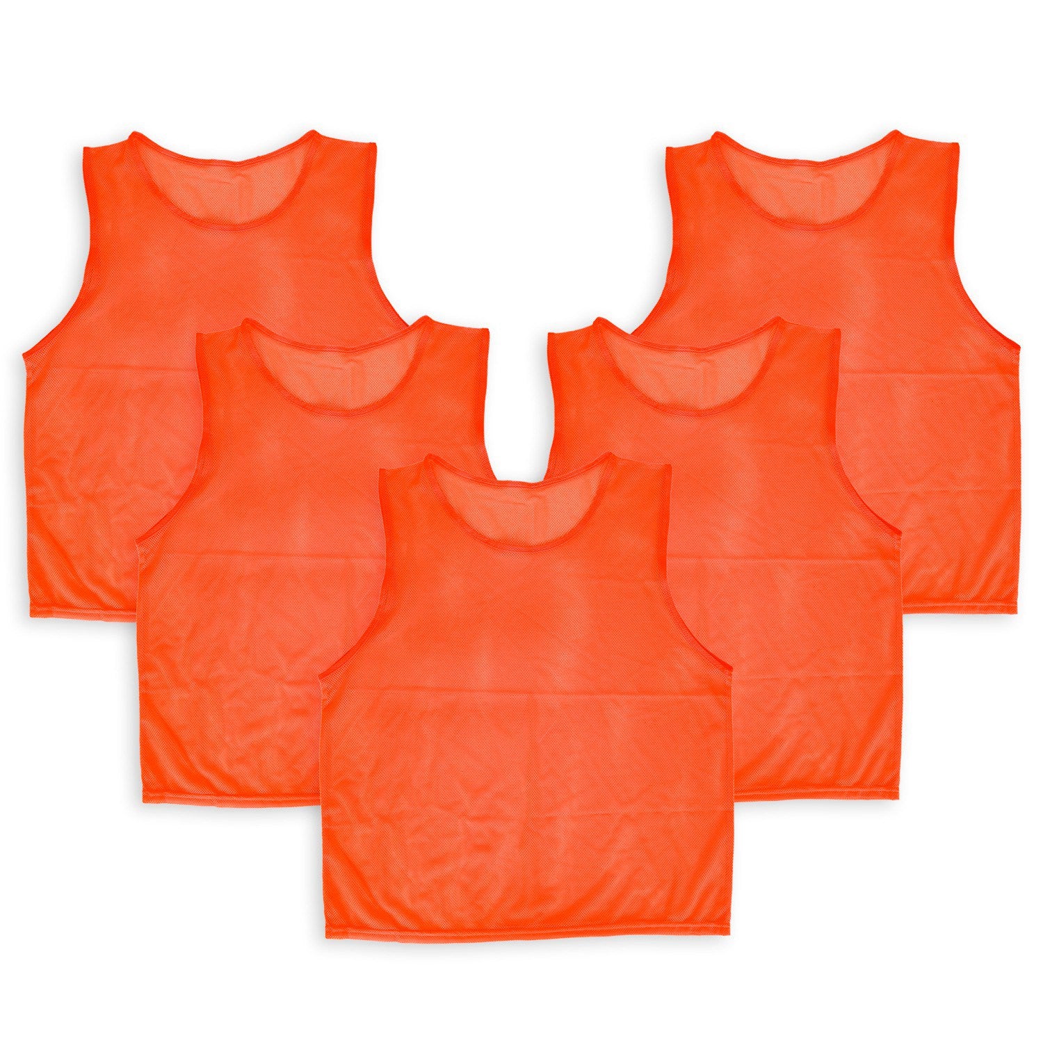 5Pcs Mesh Scrimmage Vests Soccer Basketball Team Training Pinnies Jerseys S 5901