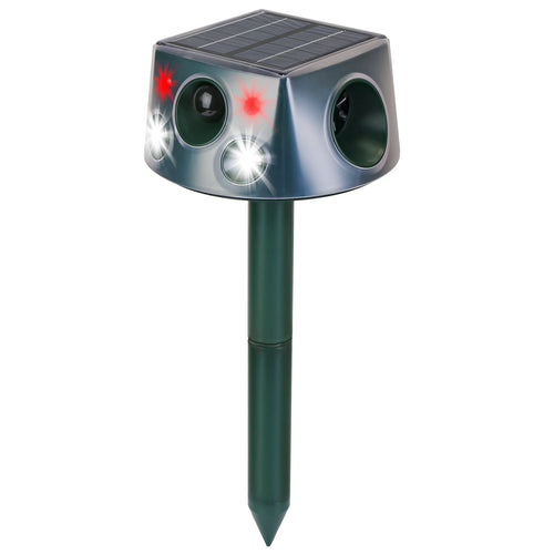 Ultrasonic Solar Animal Repeller Outdoor Mole Snake Squirrel Repellent