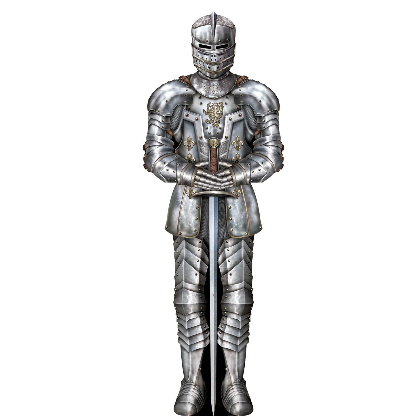 Beistle Jointed Suit of Armor - 6 ft tall - Medieval | Party Supply