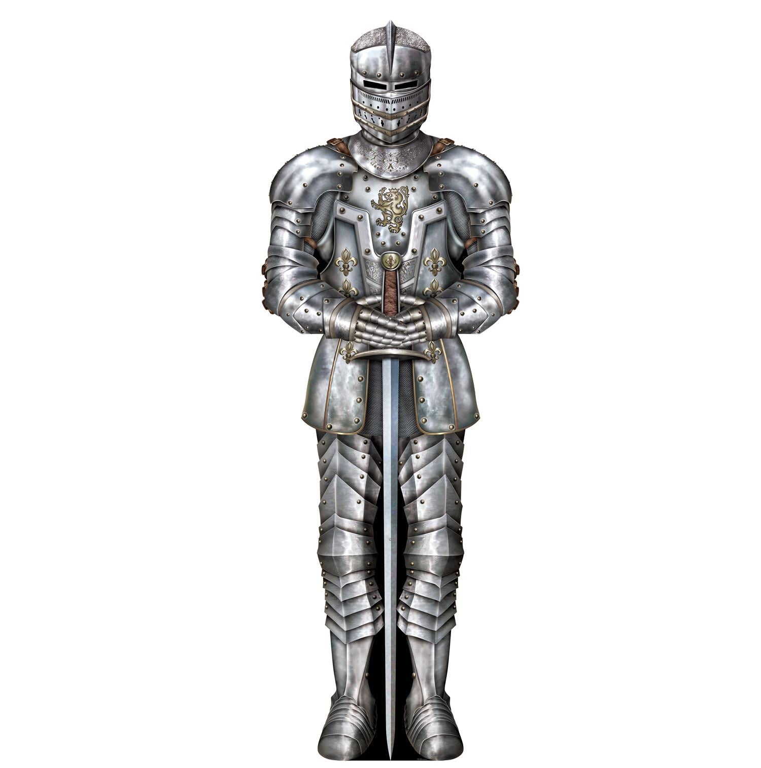 Beistle Jointed Suit of Armor - 6 ft tall - Medieval | Party Supply