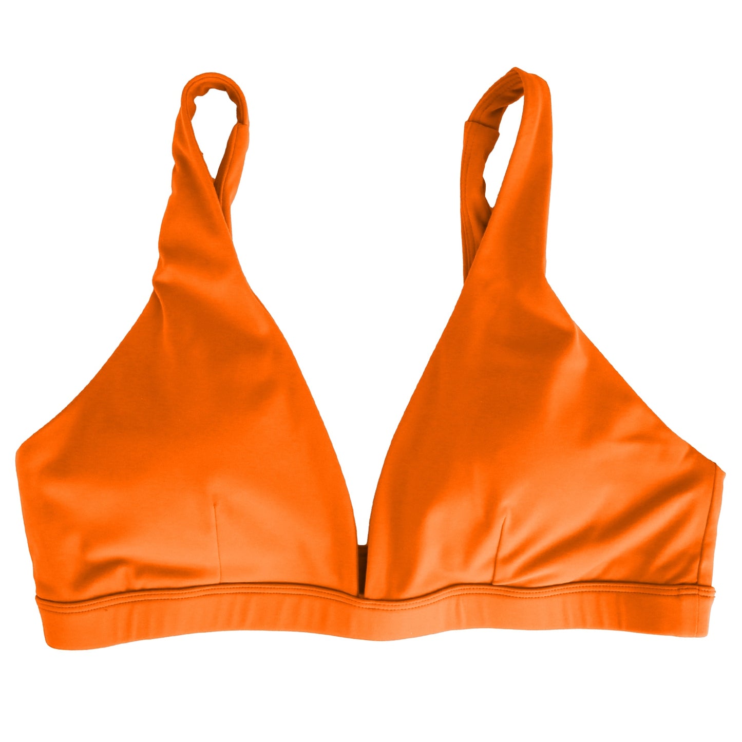 Women Deep V-Neck Sports Bras U-Shaped Back Sport Bras Padded Strappy Crop Open