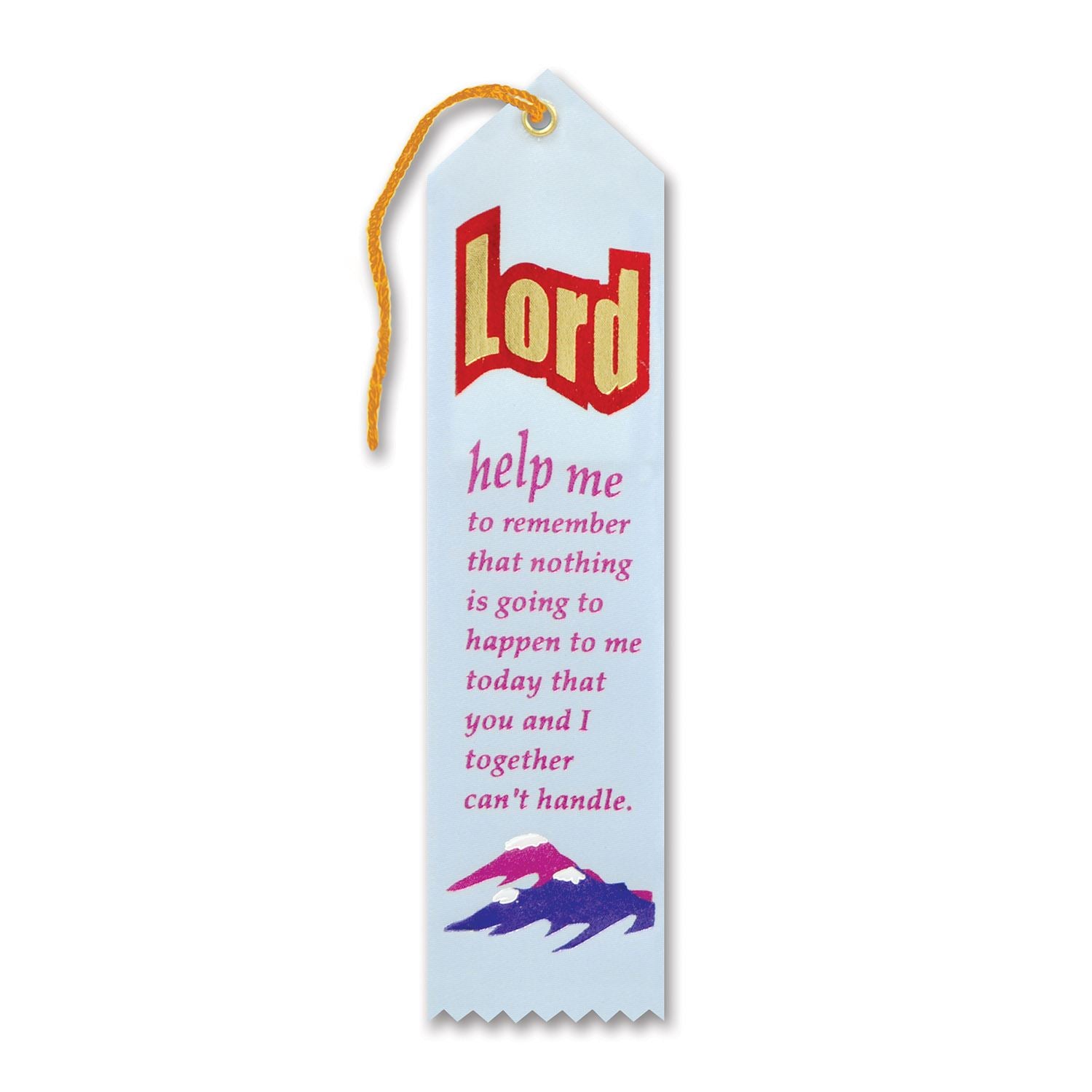 Beistle Lord Help Me To Remember Ribbon - Religious | Party Supply