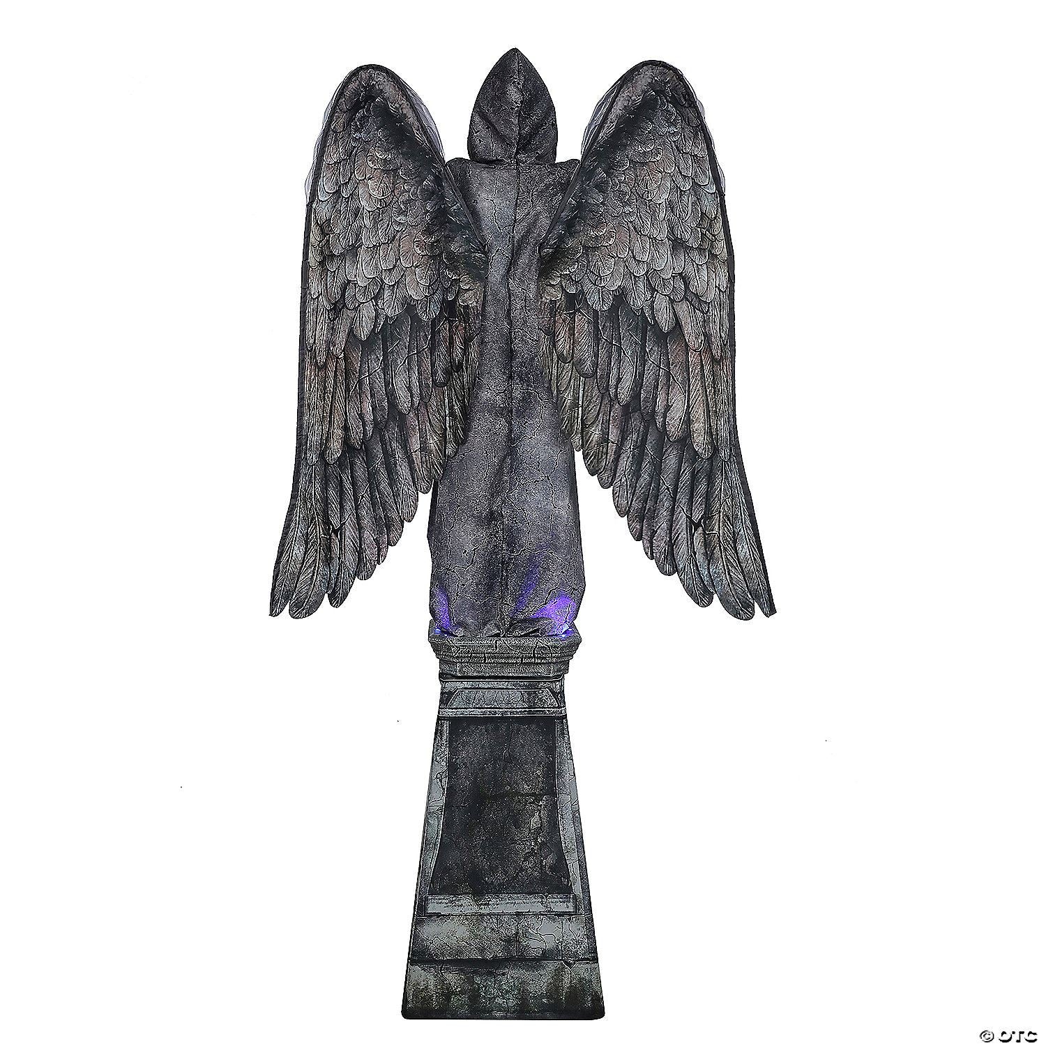 96" Cemetery Angel Animated Halloween Prop | Halloween Decoration