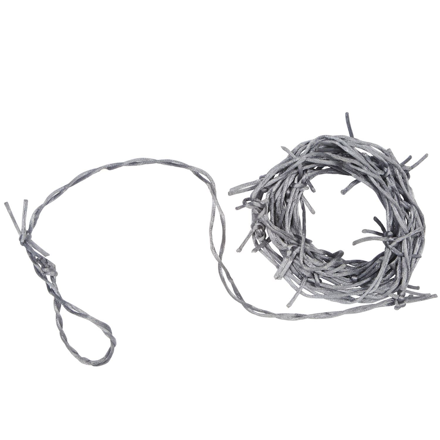Beistle Silver Barbed Wire Garland - Halloween | Party Supply | Decoration