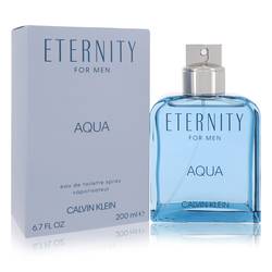 Eternity Aqua by Calvin Klein Eau De Toilette Spray 6.7 oz for Men